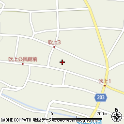 長野県伊那市西箕輪吹上周辺の地図