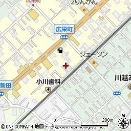 埼玉県川越市広栄町5-23周辺の地図