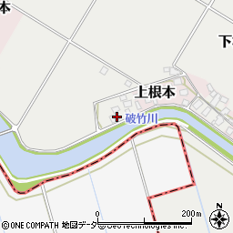 茨城県稲敷市下根本6856-3周辺の地図