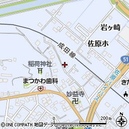 千葉県香取市佐原ホ1164周辺の地図