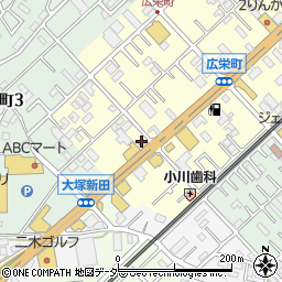 リンガーハット川越広栄店周辺の地図
