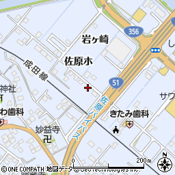 千葉県香取市佐原ホ1275-1周辺の地図