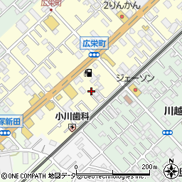 埼玉県川越市広栄町5-24周辺の地図