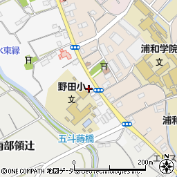 埼玉県さいたま市緑区上野田34周辺の地図