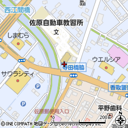 千葉県香取市佐原ホ719周辺の地図