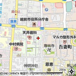 福井県越前市天王町1周辺の地図