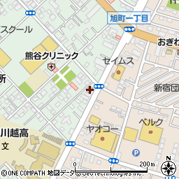 ファミリーマート川越旭町二丁目店周辺の地図