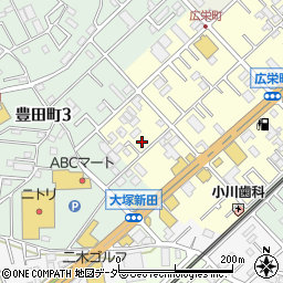 埼玉県川越市広栄町22周辺の地図