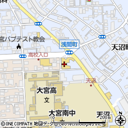 トヨタカローラ埼玉大宮天沼店周辺の地図
