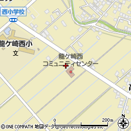 茨城県龍ケ崎市六斗蒔周辺の地図