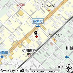 埼玉県川越市広栄町5周辺の地図