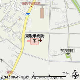 東取手病院周辺の地図