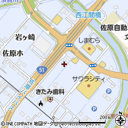 千葉県香取市佐原ホ1259周辺の地図