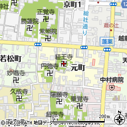 経王寺周辺の地図
