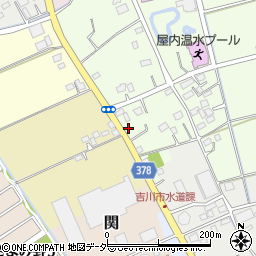 埼玉県吉川市上笹塚1丁目87周辺の地図