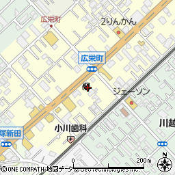 株式会社青木佐四郎商店　ニュー川越ＳＳ周辺の地図