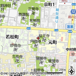田倉菓舗周辺の地図