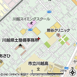 埼玉県川越市旭町周辺の地図
