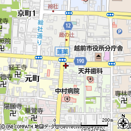 武生薬局　本店周辺の地図