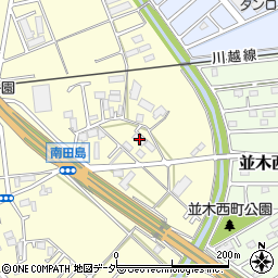 埼玉県川越市南田島555-2周辺の地図