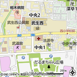 武生郵便局　荷物集荷周辺の地図