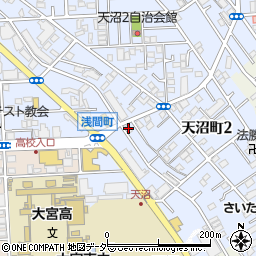 日本共産党さいたま地区委員会周辺の地図