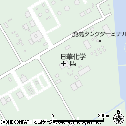 日華化学株式会社　鹿島工場周辺の地図