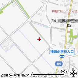 千葉県香取郡神崎町神崎神宿周辺の地図