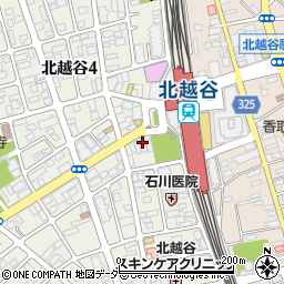 キッチンオリジン　北越谷店周辺の地図