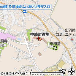神崎町役場周辺の地図