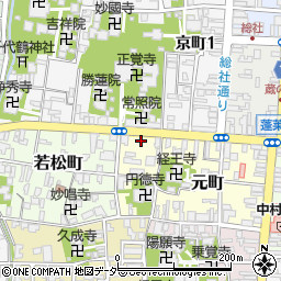 武生立葵会事務局周辺の地図