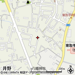 茨城県取手市井野772周辺の地図