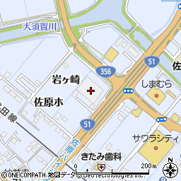 千葉県香取市佐原ホ1270-1周辺の地図