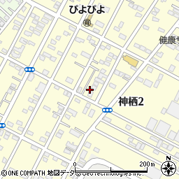 茨城県神栖市神栖2丁目周辺の地図