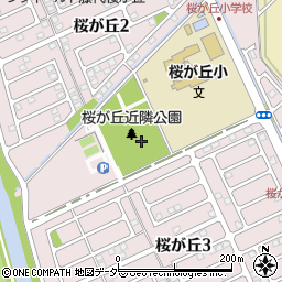 茨城県取手市桜が丘周辺の地図