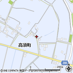 茨城県龍ケ崎市高須町周辺の地図