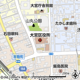 埼玉県　自動車税事務所周辺の地図