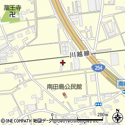 埼玉県川越市南田島590-1周辺の地図