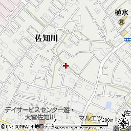 埼玉県さいたま市西区佐知川周辺の地図