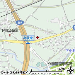 埼玉県日高市高萩1631-1周辺の地図