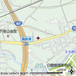 埼玉県日高市高萩1631-3周辺の地図
