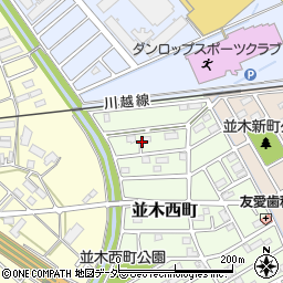 埼玉県川越市並木西町2周辺の地図