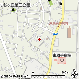 茨城県取手市井野503-6周辺の地図