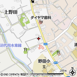 埼玉県さいたま市緑区上野田103周辺の地図