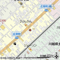 株式会社同栄川越支店周辺の地図