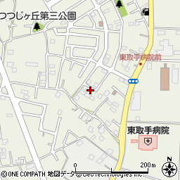 茨城県取手市井野503-4周辺の地図
