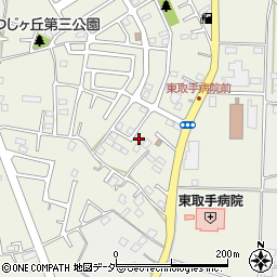茨城県取手市井野503-8周辺の地図