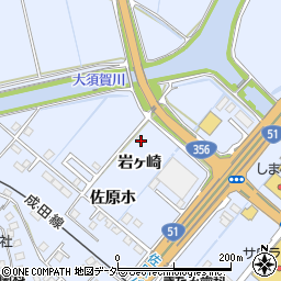 千葉県香取市佐原ホ1284-1周辺の地図