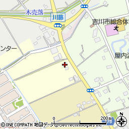 埼玉県吉川市川野178-3周辺の地図
