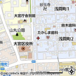 フェスティビティ大宮浅間町周辺の地図